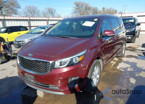 2017 Kia Sedona Lx z USA, uszkodzony, nr VIN KNDMB5C1XH6320142